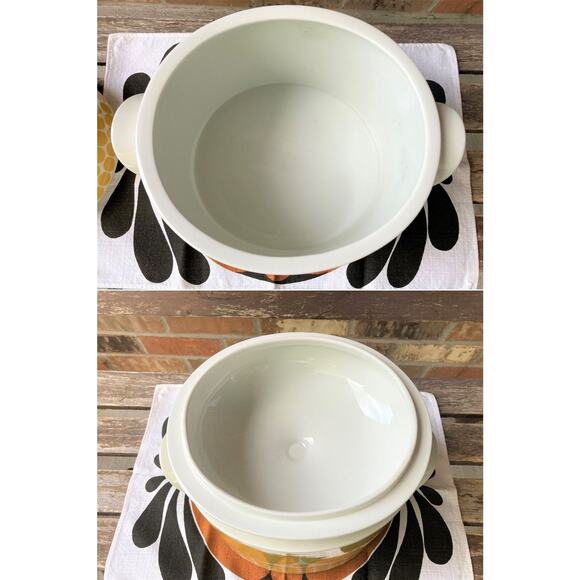 MCM ARABIA SUNNUNTAI Casserole Yellow Dot Made in Finland - Picture 4 of 4